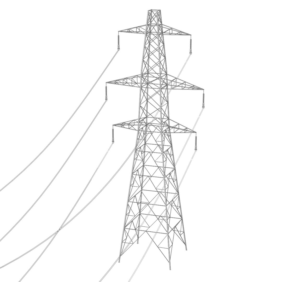 3d model electric line