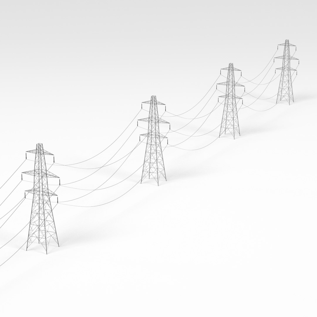 3d Model Electric Line