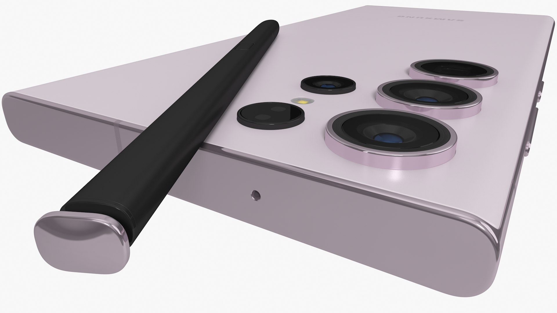 Samsung Galaxy S23 Ultra Lavender 3D Model TurboSquid 2022016