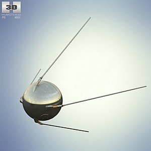 3D sputnik 1