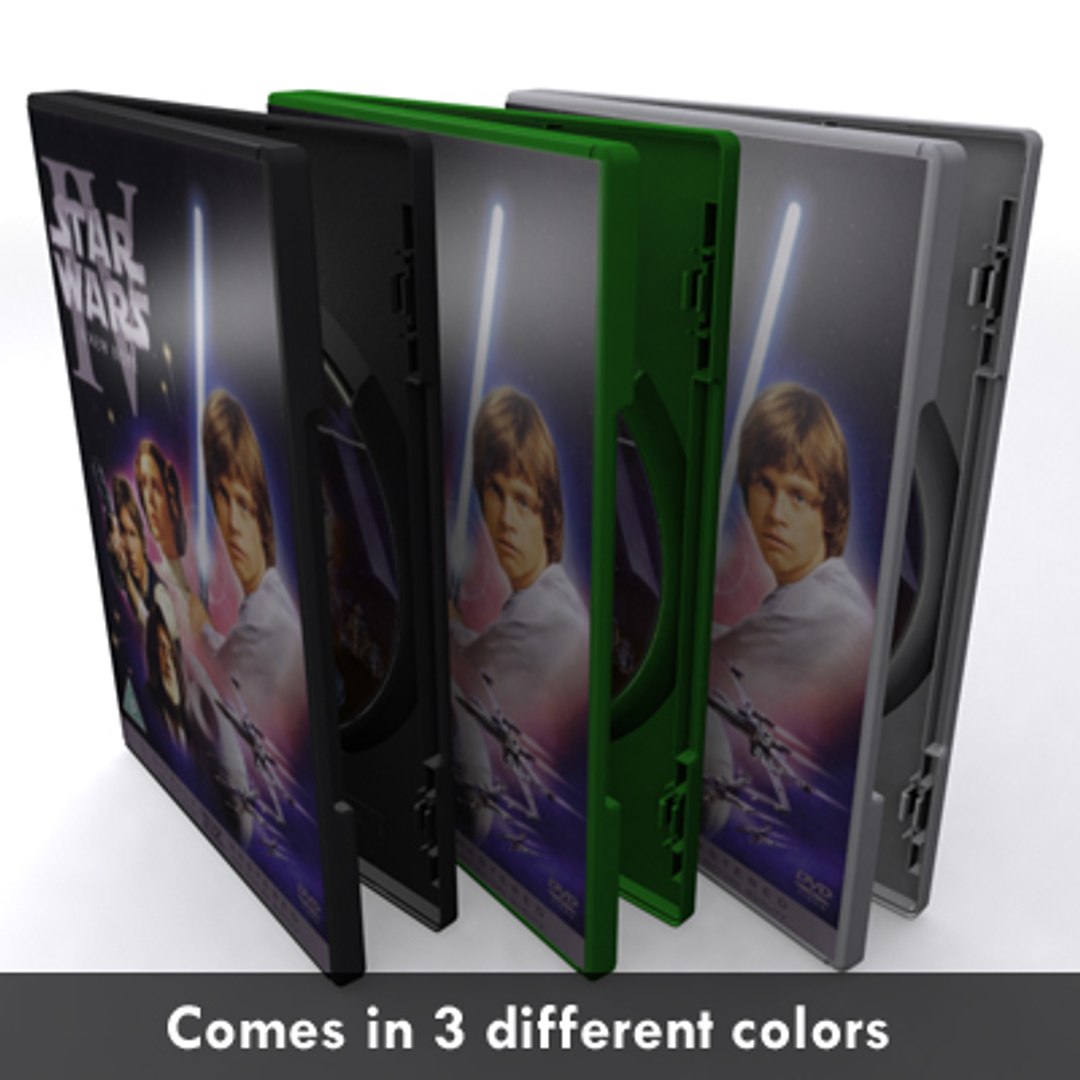 Dvd Box Disk Case 3d Model