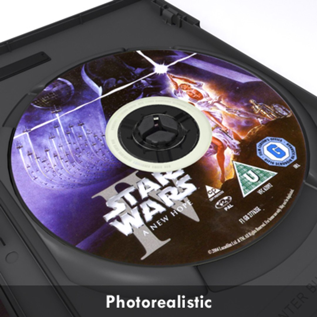Dvd Box Disk Case 3d Model