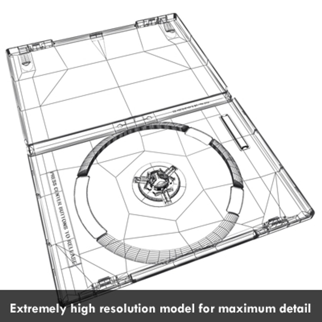 Dvd Box Disk Case 3d Model