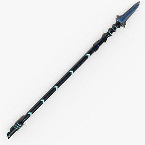 Fantasy Spear04 Glow GameReady Unity UE 4 Arnold V-Ray Textures Included