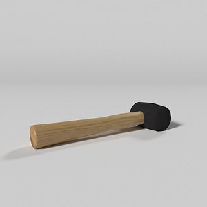 rubber mallet 3d 3ds