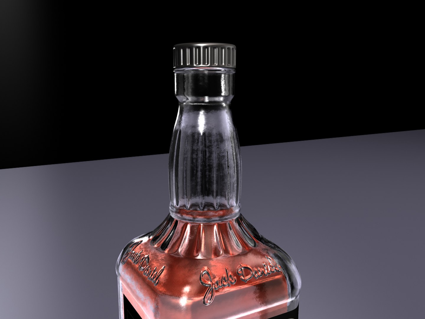 3d Jack Daniels Bottle Model