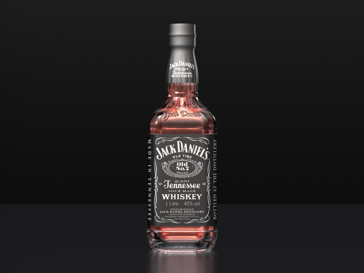 잭 다니엘스 위스키 병 3D 모델 - TurboSquid 886092, image size:1440x1080