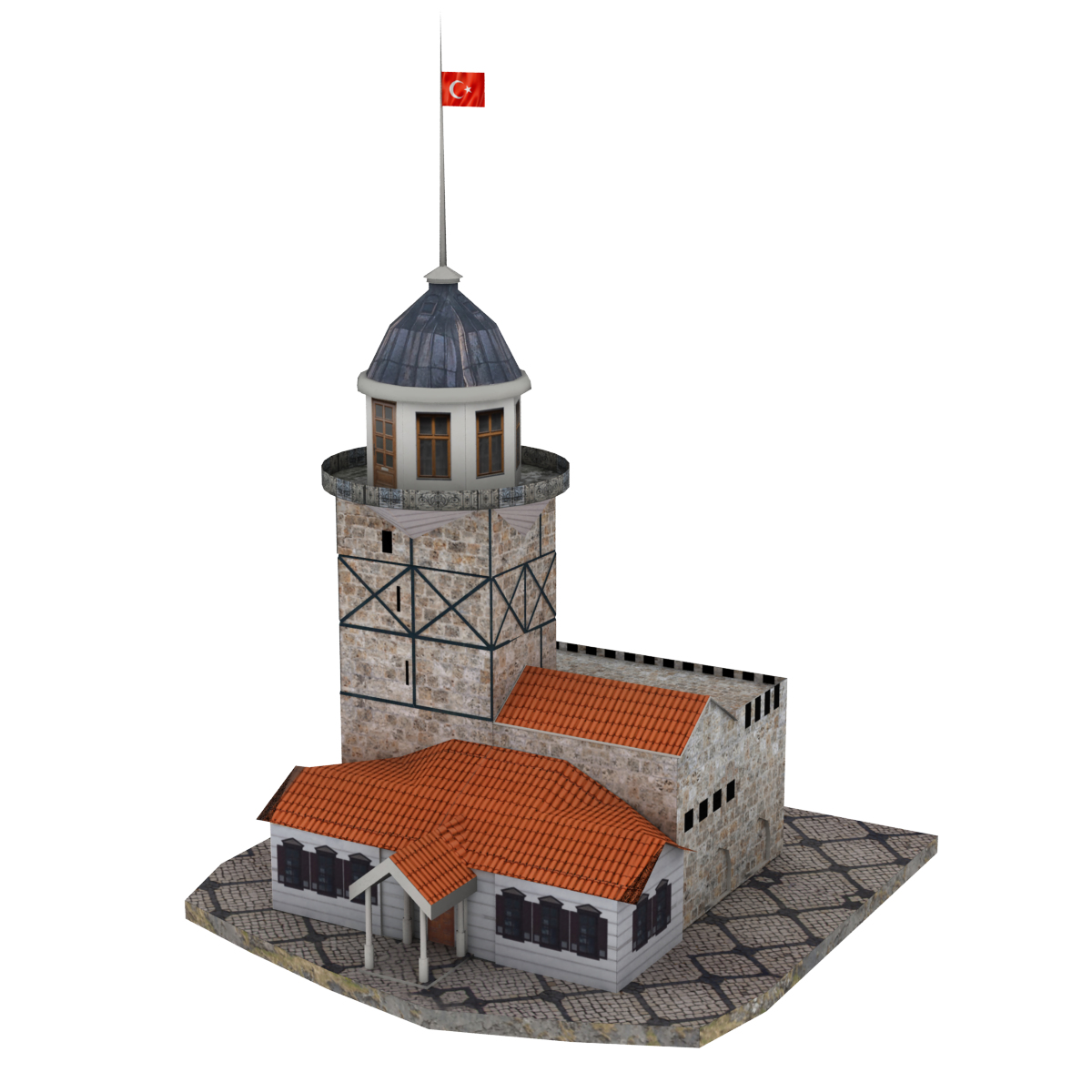 3d model maiden s tower