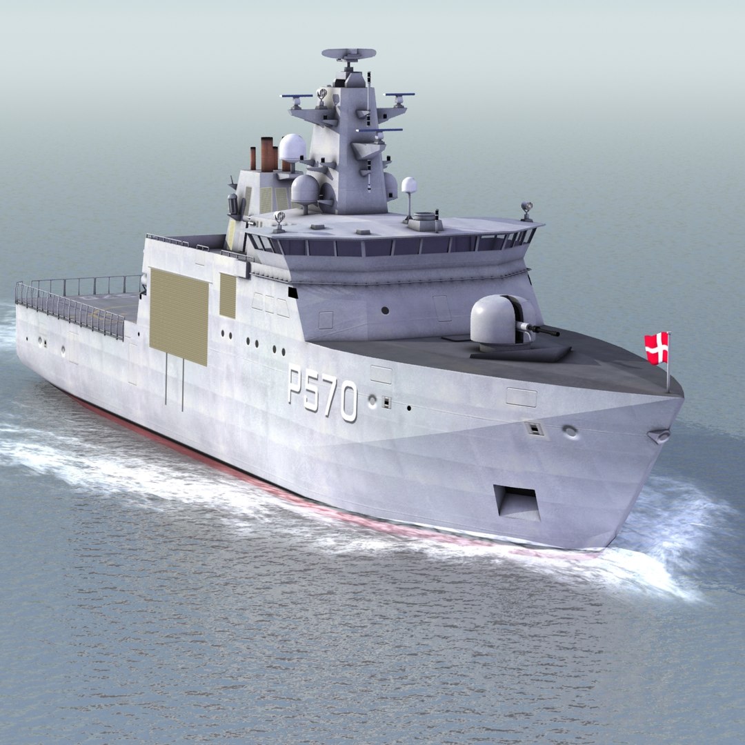 3d Model Knud Rasmussen Patrol Navy Ships