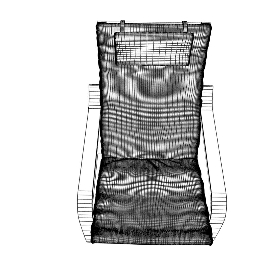 3d Model Ikea Poang Armchair Chair   Poang6 