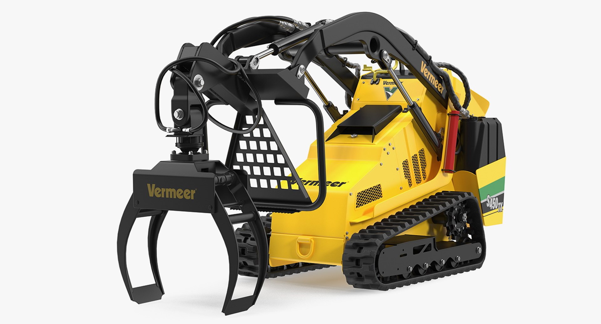 Vermeer S450TX Grapple Clean 3D Model 3D model preview