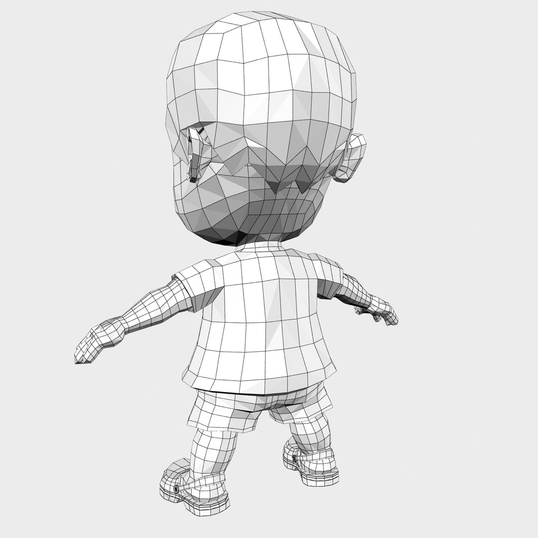 3D model boy character cartoon - TurboSquid 1456582