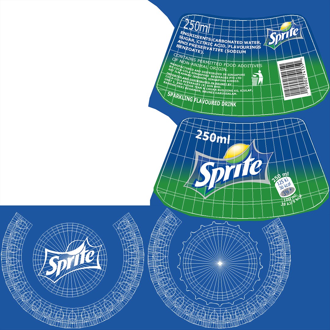 3D 24 sprite bottle package - TurboSquid 1450986