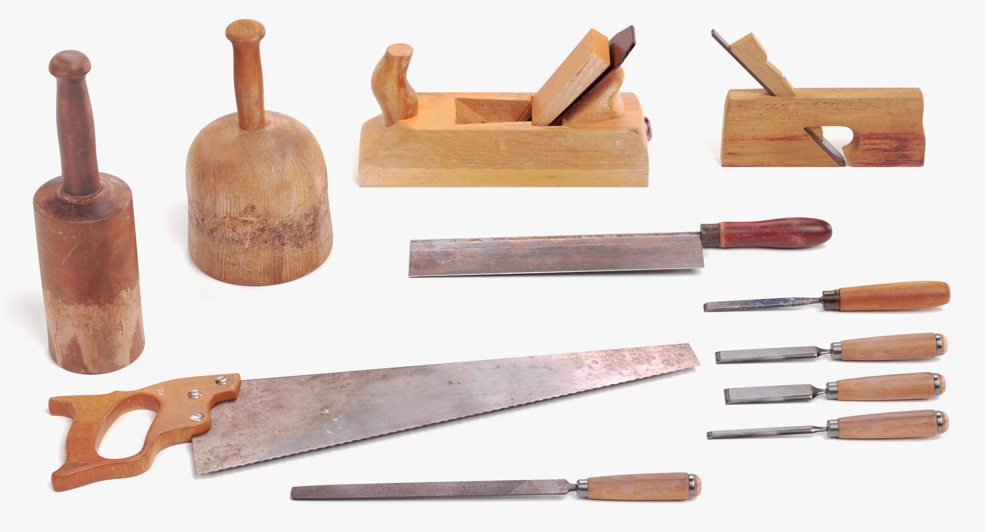 carpentry tools mallet chisel 3D model https://p.turbosquid.com/ts-thumb/BO/J8DopA/rGOxfZLX/carpentrytoolsb/png/1553865934/1920x1080/fit_q87/662ff374dec58d278c92e2776463616118800260/carpentrytoolsb.jpg