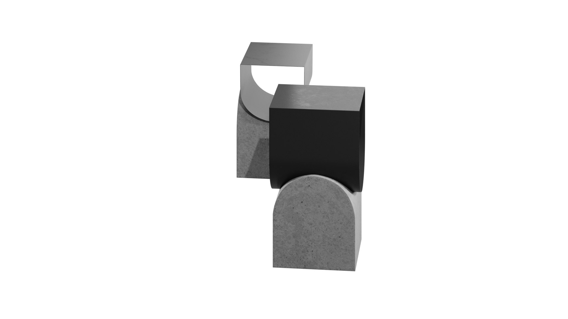 Loft Table 3D Model - TurboSquid 2125476