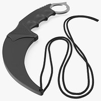 Tactical Karambit Knife Steel in Sheath