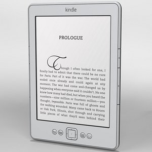 amazon kindle 4 3d model