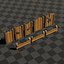 벽 및 울타리 로우 폴리
