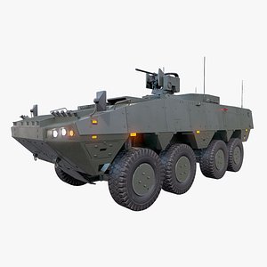 Patria Patgb 360 AMV 8x8 Armored Vehicle PBR XA-360