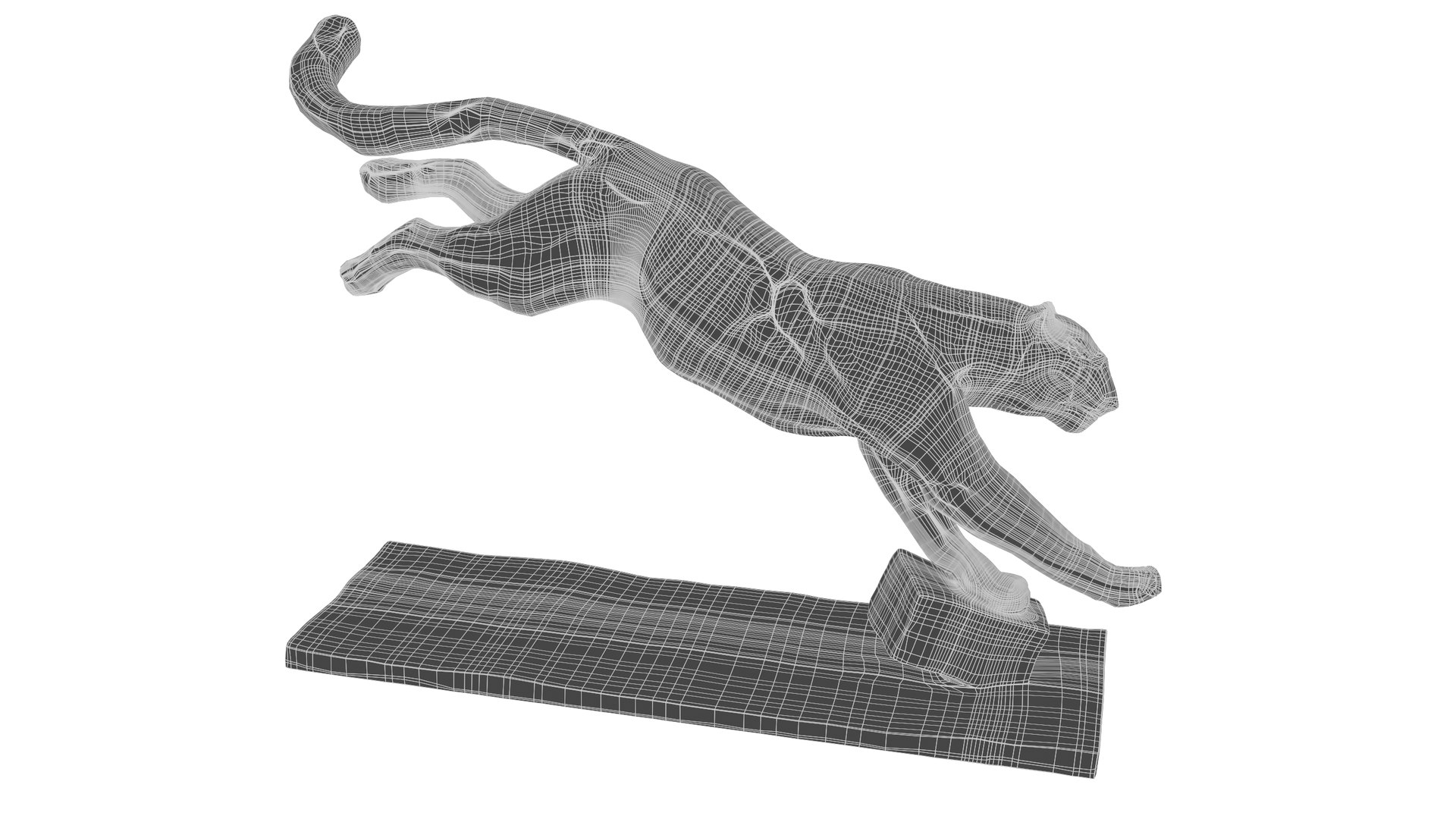 Panther Statue 3D model TurboSquid 2085294