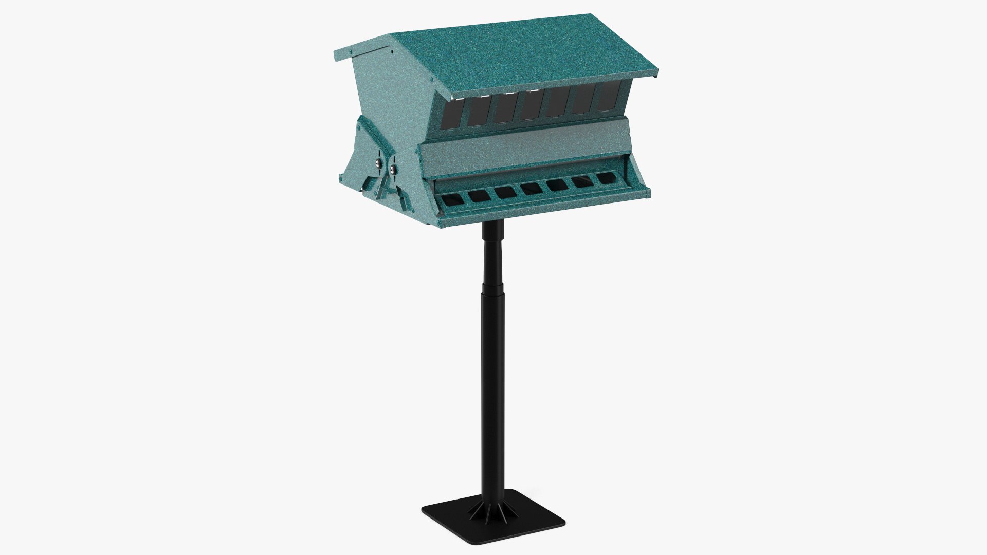 Squirrel Resistant Bird Feeder Pole 3D model preview