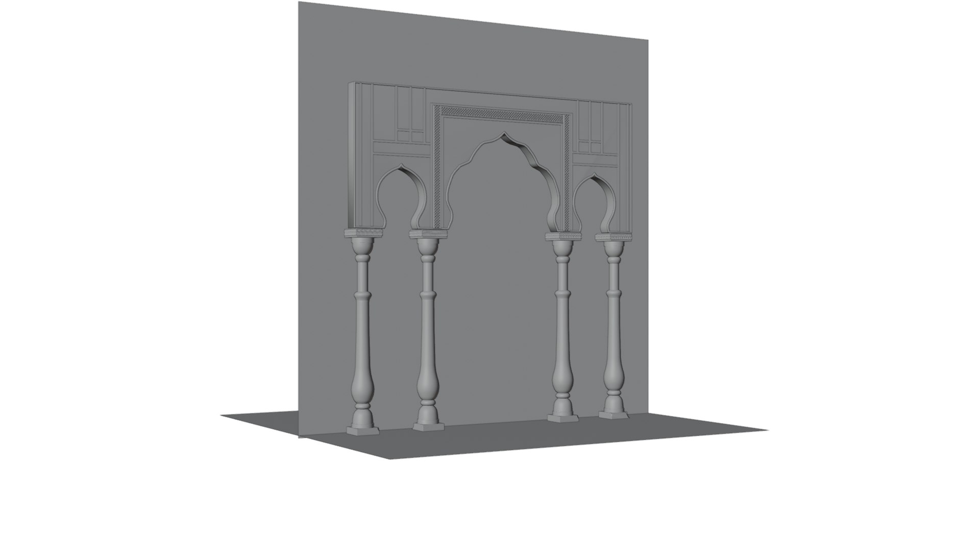 3D Royal Indian Style Gate - 3D Model 2 - TurboSquid 2415176