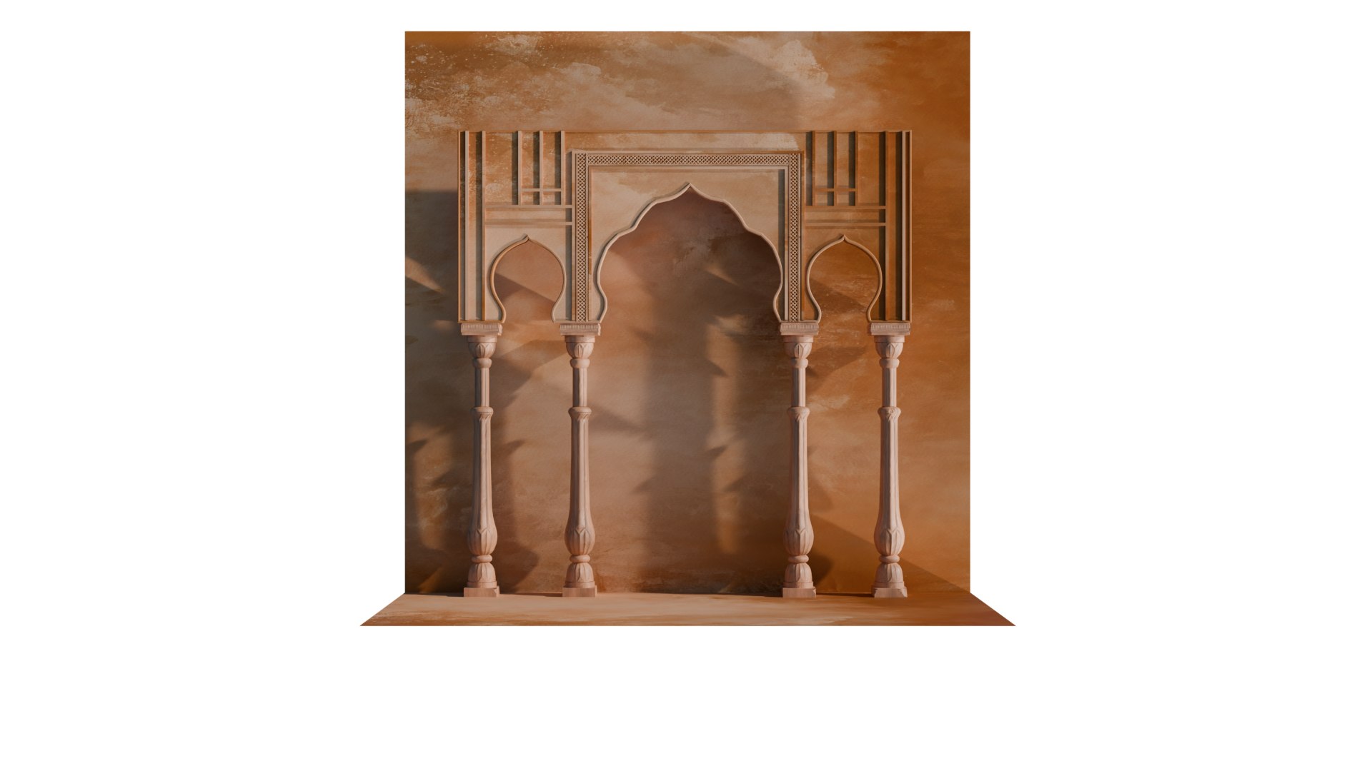 3D Royal Indian Style Gate - 3D Model 2 - TurboSquid 2415176