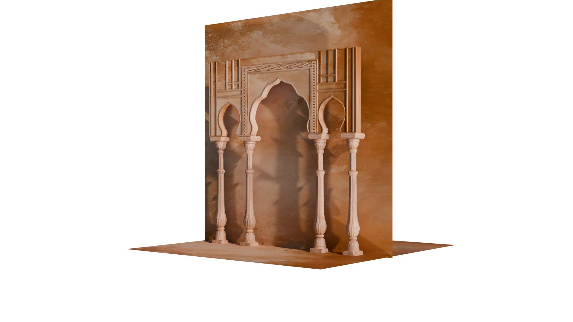 3D Royal Indian Style Gate - 3D Model 2 - TurboSquid 2415176
