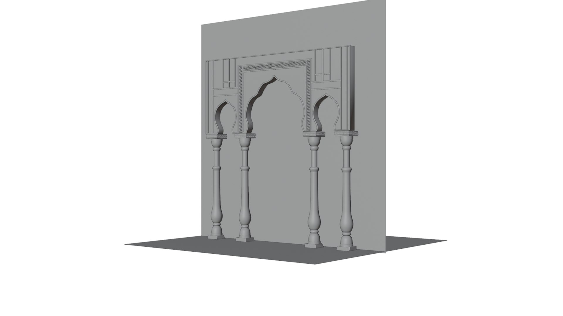 3D Royal Indian Style Gate - 3D Model 2 - TurboSquid 2415176