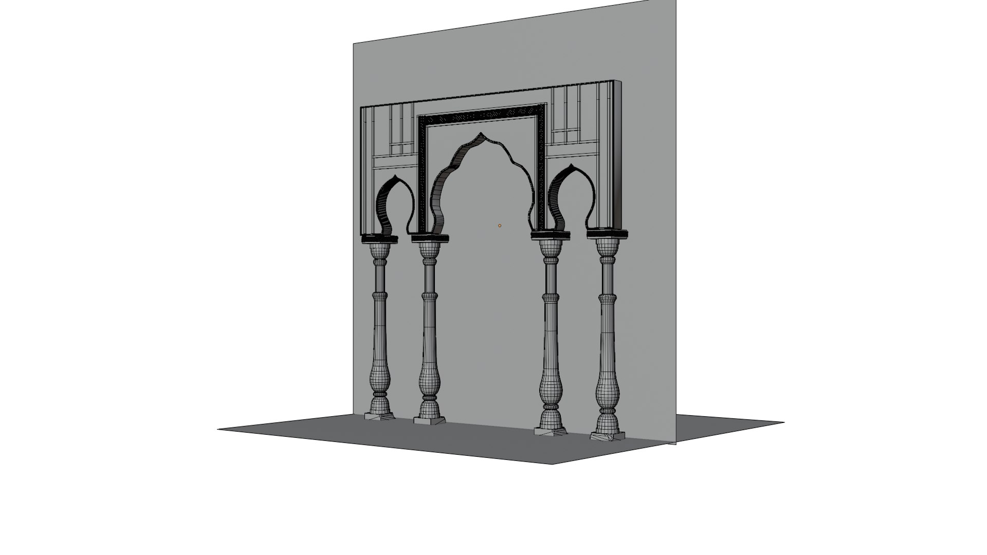 3D Royal Indian Style Gate - 3D Model 2 - TurboSquid 2415176