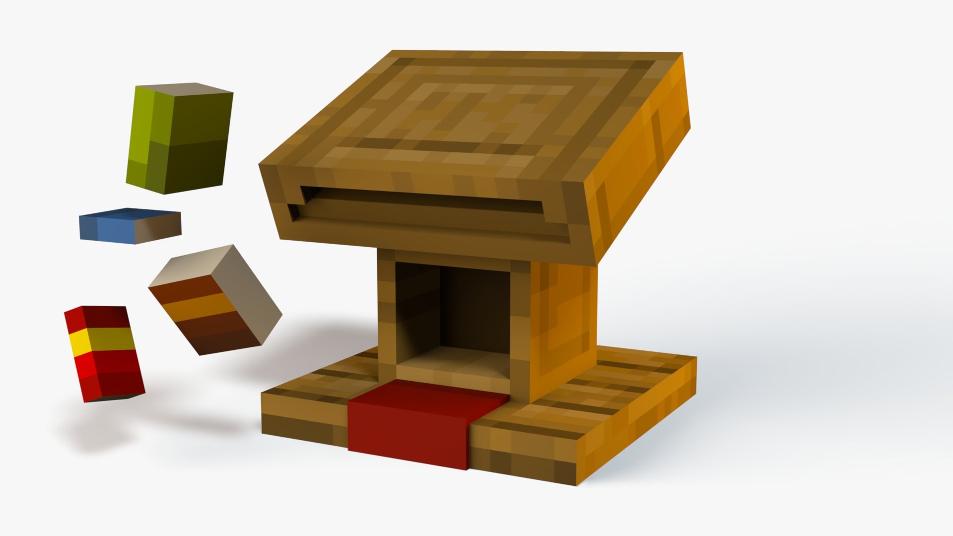 3D model Minecraft Lectern Rig https://p.turbosquid.com/ts-thumb/BO/eiSrIv/Aq/2/jpg/1776369305/1920x1080/fit_q87/0348a73ab5750d0a5e76da0c1e11a1c797c30a02/2.jpg