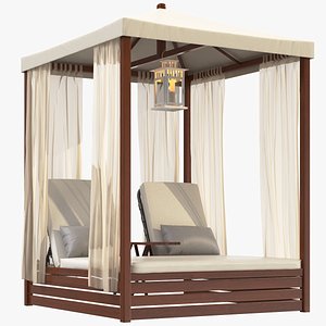 Gazebo Sun lounger 3D model