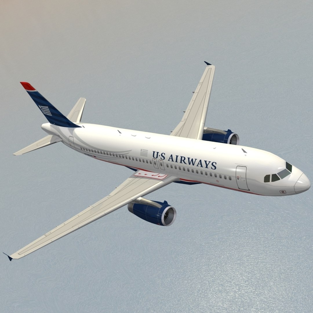 Airbus A320 Airways 3d Max