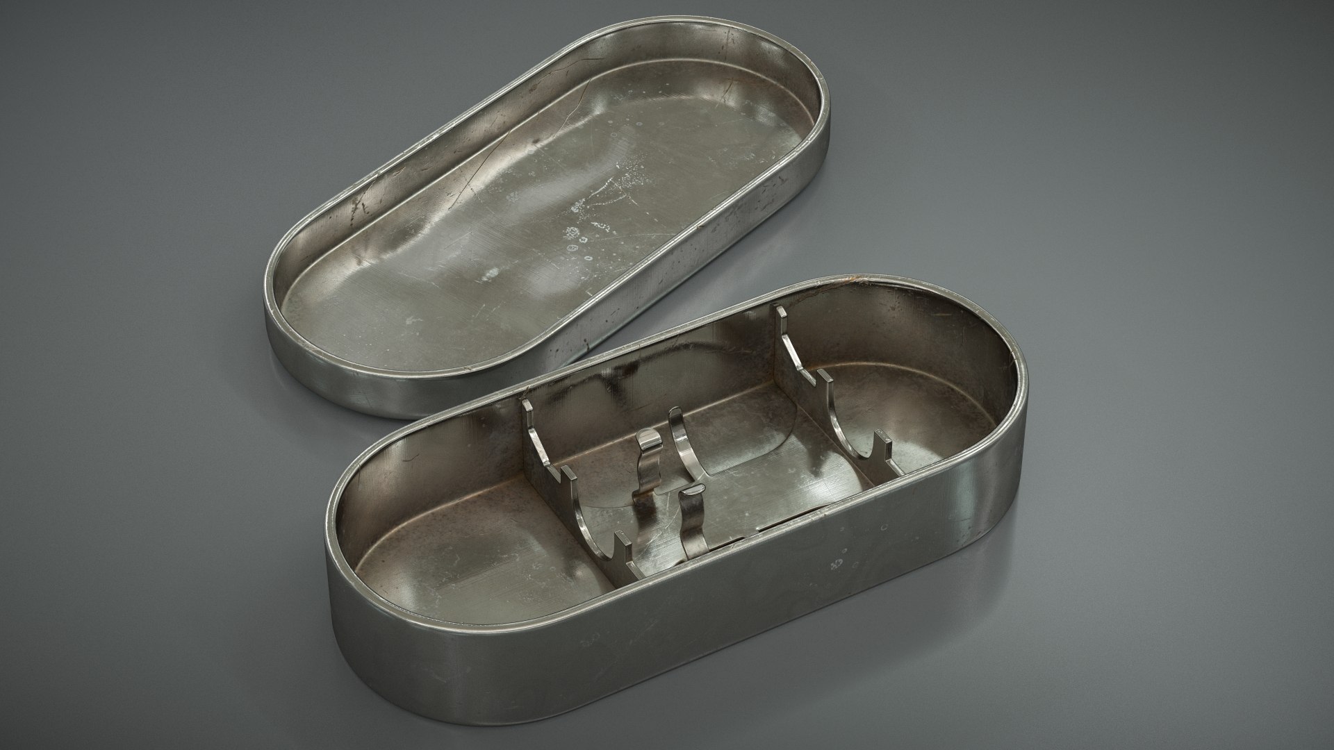 Vintage Metal Case Syringe Sterilizer model TurboSquid 1942626