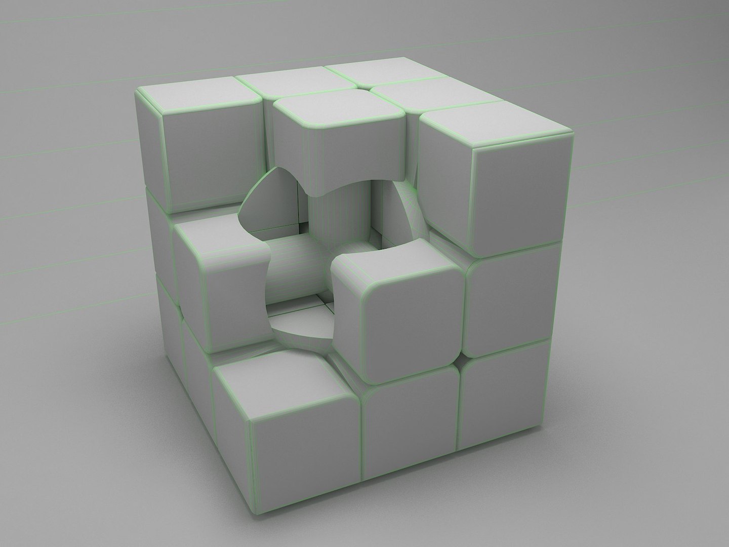 3d Rubik S Cube Model