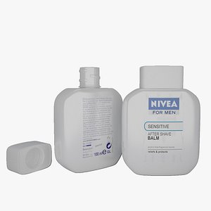 3d nivea men sensitive shave model