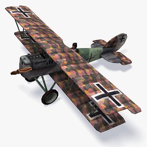 Pfalz D.XII Low Poly
