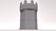 Battle Tower - Low Poly Game Asset