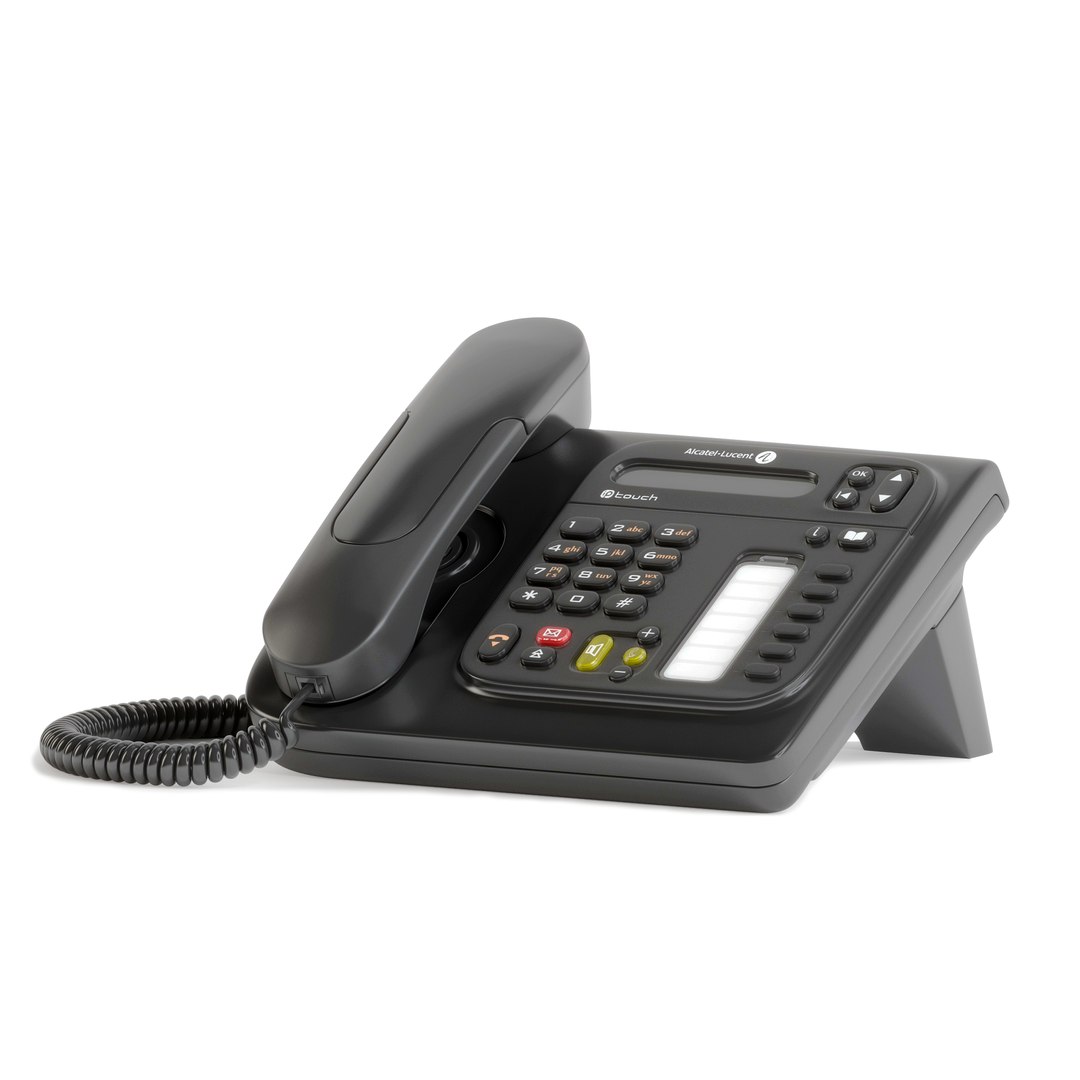 Alcatel Lucent 4018 Ip Phone 3D Model - TurboSquid 1896601