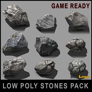 stones pack 3d 3ds