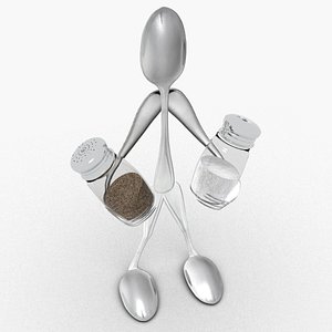 Salt n peper holder 3D model