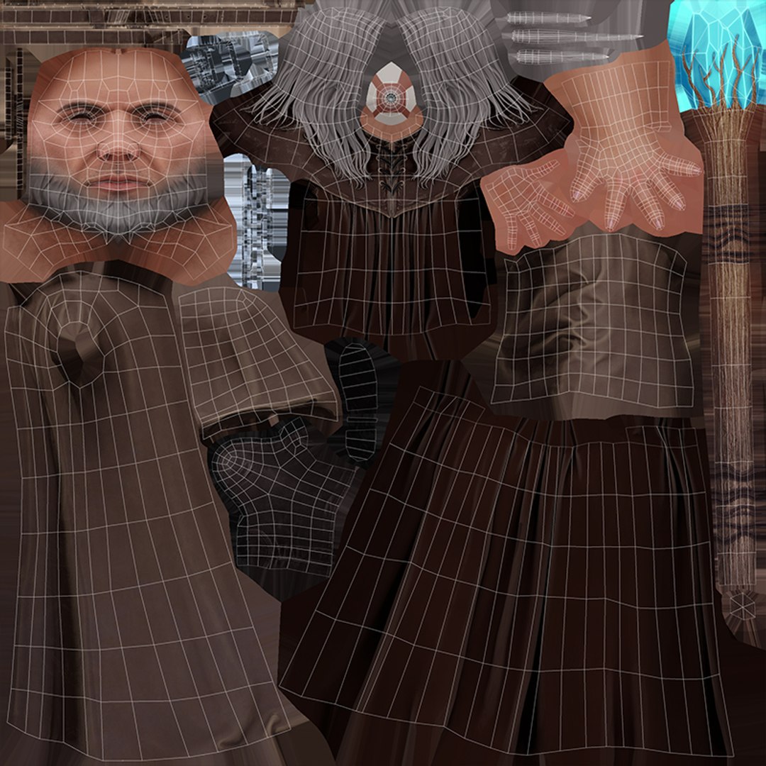 Real-time Rigged Hero Mage 3D Model - TurboSquid 1283355