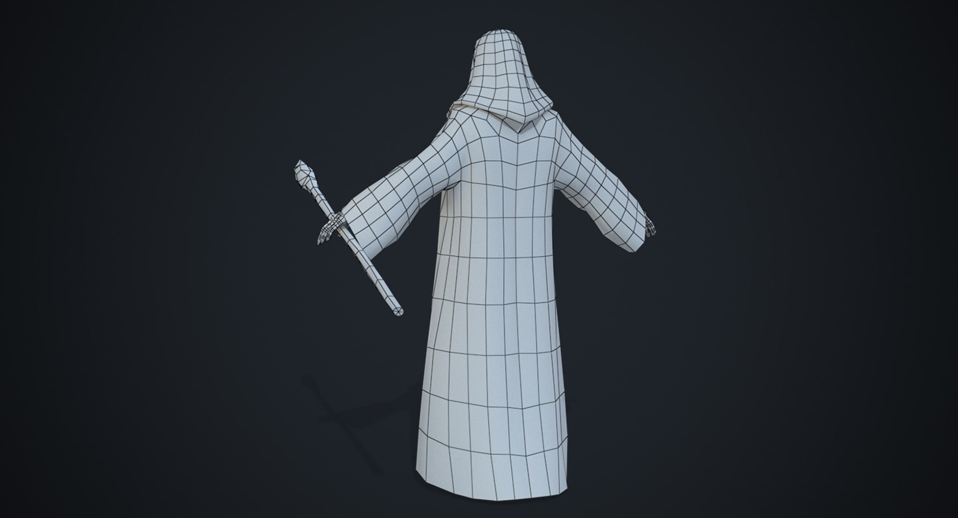 Real-time Rigged Hero Mage 3D Model - TurboSquid 1283355