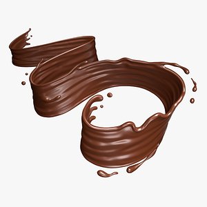 Chocolate Liquid Splash 016