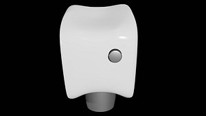 Hand dryer Blend and OBJ 3D