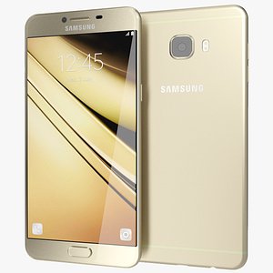 realistic samsung galaxy c7 3d model