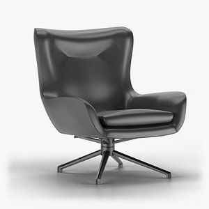 3D model Minotti Jensen Armchair
