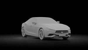 Maserati  Ghibli Hybrid 2021 3D model