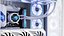 Case per computer tower bianco completamente dettagliato