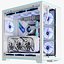 Case per computer tower bianco completamente dettagliato